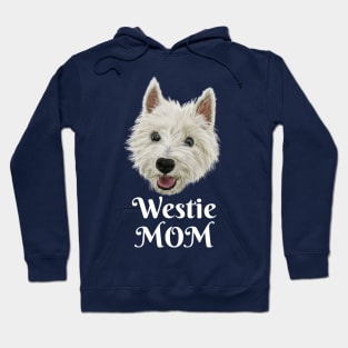 Westie Mom Smiling West Highland Terrier Hoodie